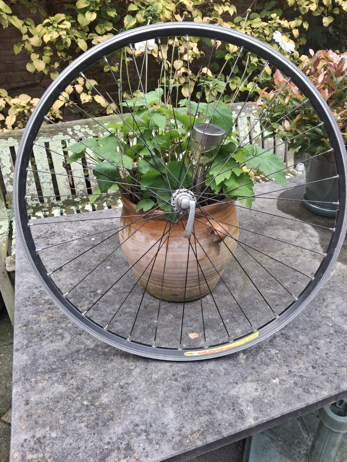 racefiets voorwiel met Mavic velg, Ophalen of Verzenden, Racefiets, Wiel