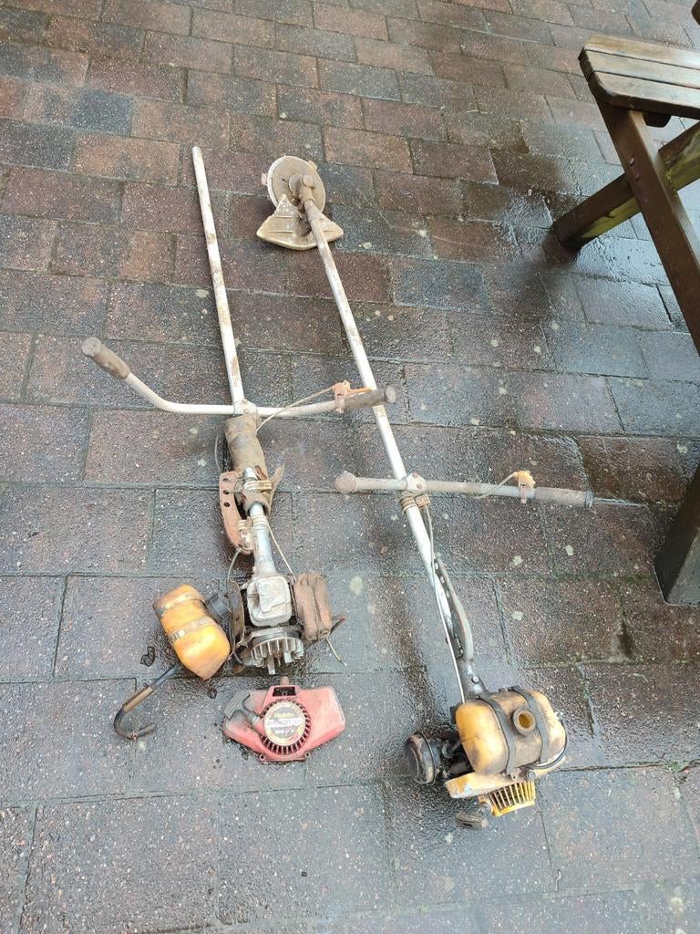 Vintage Robin bosmaaiers - onderdelen, Tuin en Terras, Bosmaaiers, Ophalen, Gebruikt, Benzine