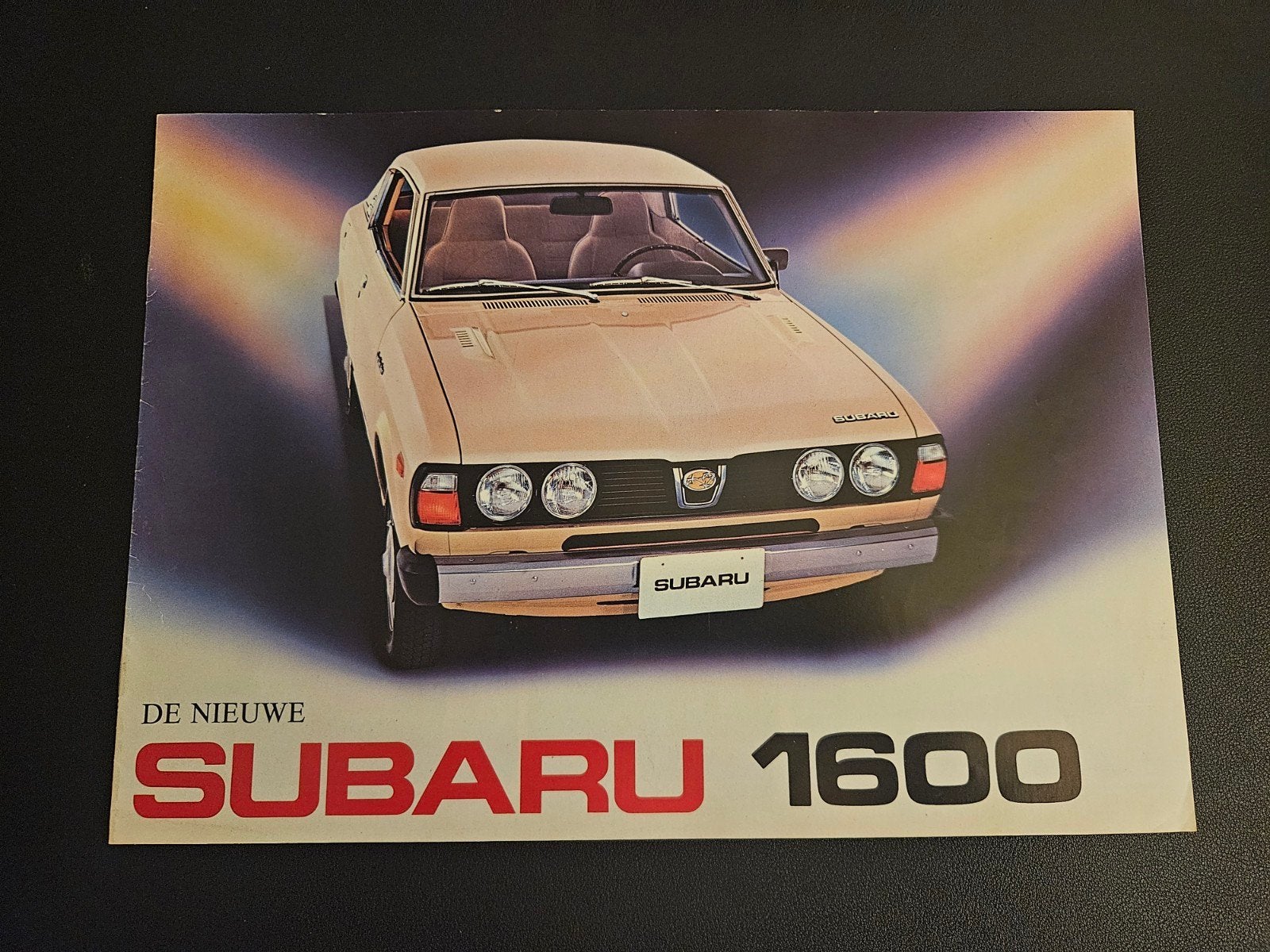 Brochure Subaru 1600 1977, Ophalen of Verzenden, Zo goed als nieuw, Overige merken