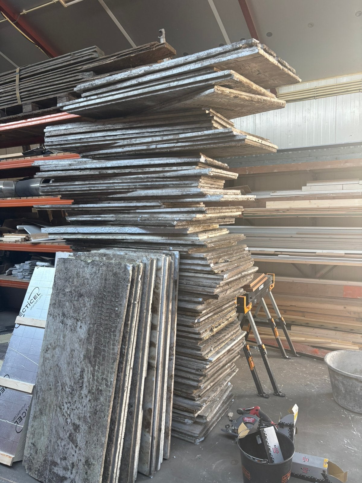 Gebruikte Roofmate isolatie platen, Ophalen, 4 tot 8 cm, Gebruikt, Hardschuim (Pir)