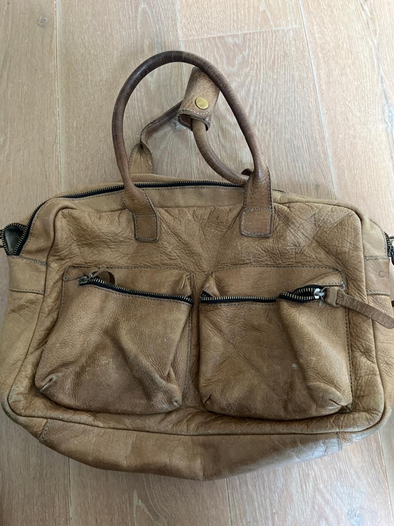 Vintage Cowboysbag Leren Handtas - Gebruikt, Ophalen of Verzenden, Zo goed als nieuw