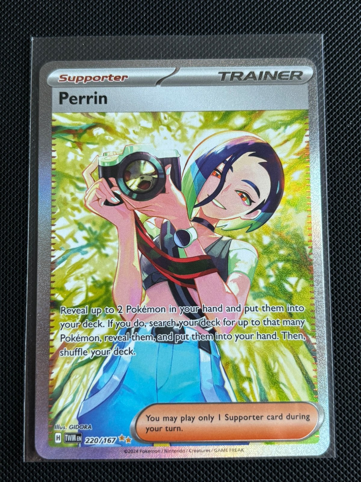 Perrin Secret Illustration Rare Twilight Masquerade 220 NM, Ophalen of Verzenden, Nieuw
