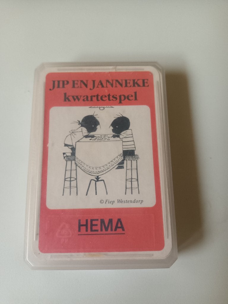 Jip & Janneke kinderkwartet/ oud en compleet, Ophalen of Verzenden, Gebruikt, Puzzelen