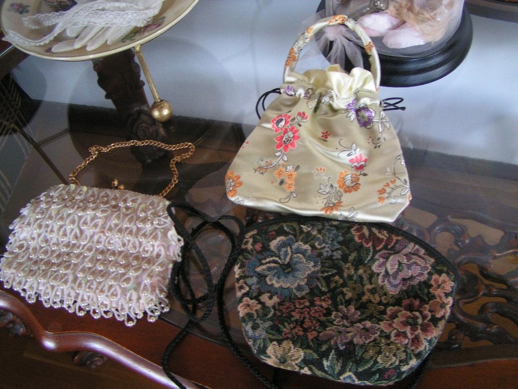 3 Leuke Brocante Kleine Tasjes, Ophalen of Verzenden, Zo goed als nieuw, Schoudertasje