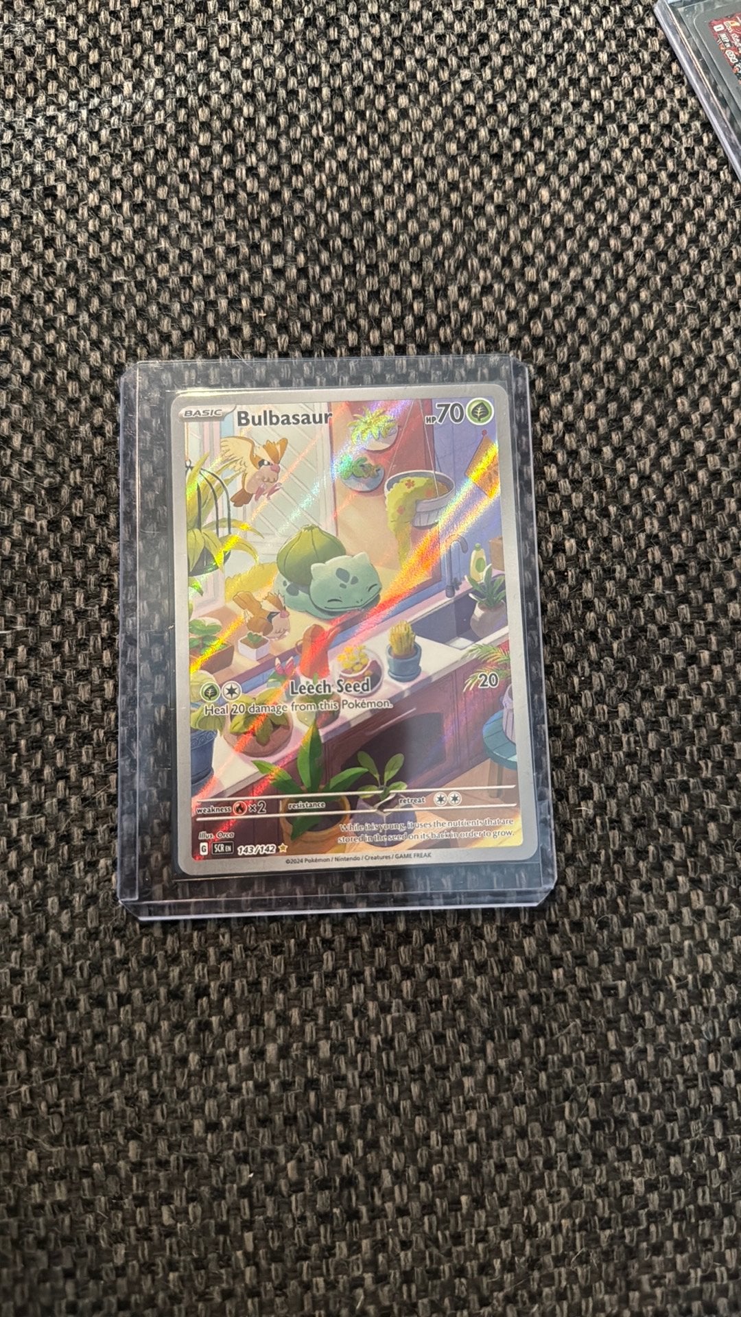 Bulbasaur 143/142 pokemon, Ophalen of Verzenden, Zo goed als nieuw