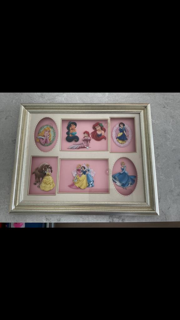 Disney prinsessen schilderij, Ophalen of Verzenden, Zo goed als nieuw, Wanddecoratie