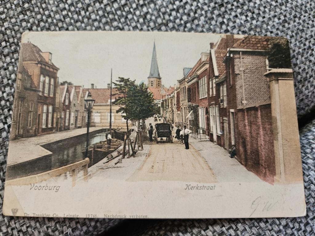 Voorburg Kerkstraat 1904, Ophalen of Verzenden, Voor 1920, Gelopen, Zuid-Holland