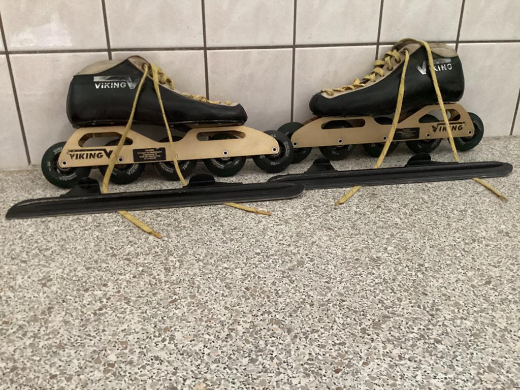 Viking skeelers maat 42 viking marathon schaatsen, Ophalen of Verzenden, Gebruikt, Inline skates 5 wielen