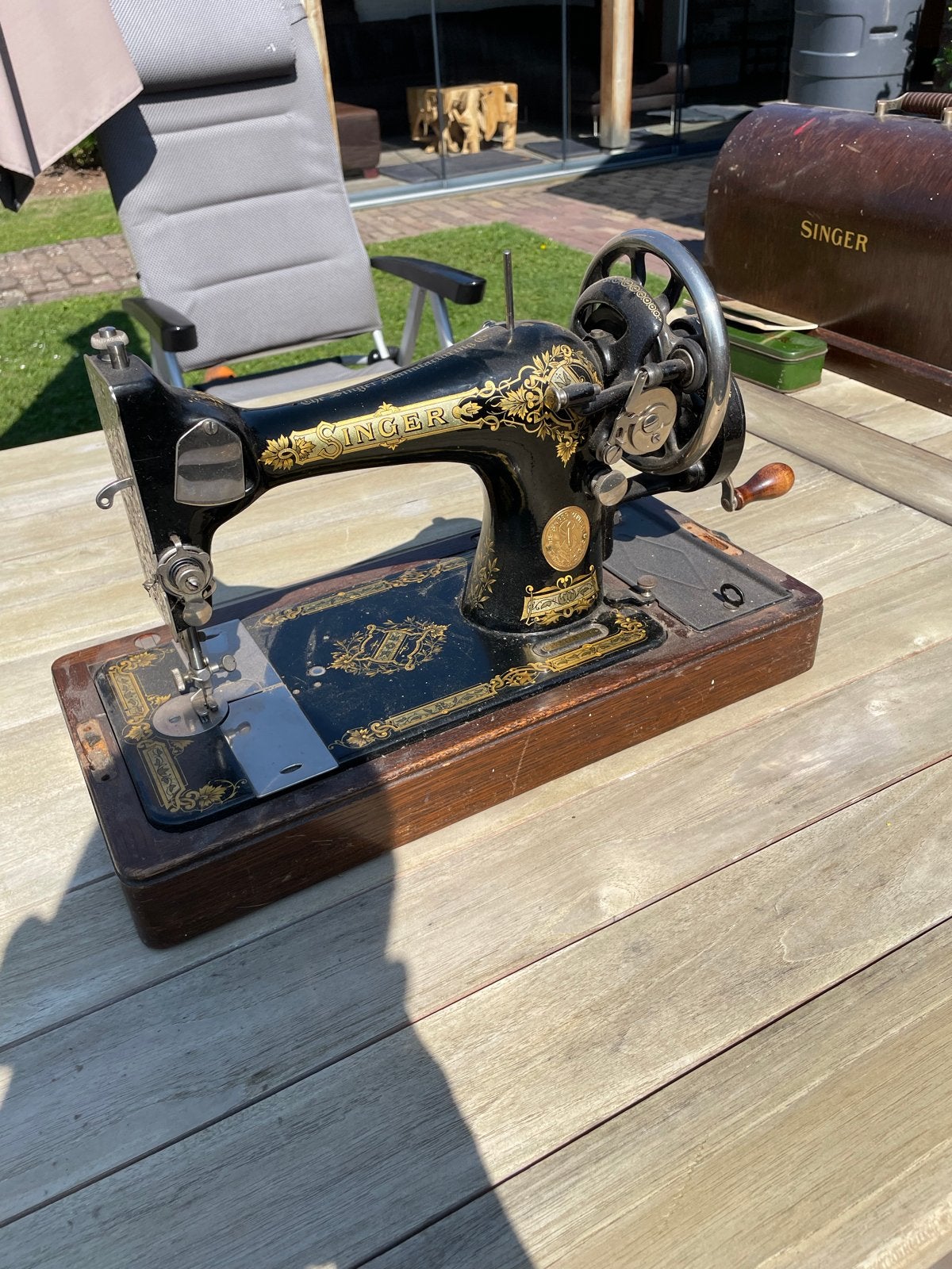 Singer Naaimachine met Koffer en Accessoires, Ophalen of Verzenden