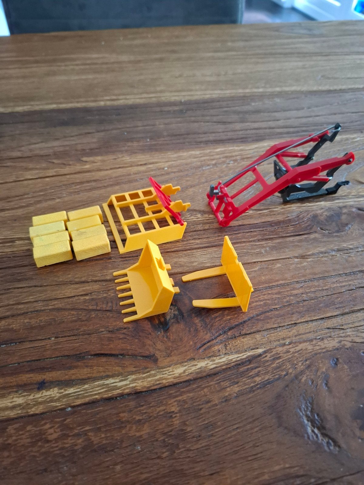 Te koop britains voorladerset, Ophalen of Verzenden, Zo goed als nieuw, Tractor of Landbouw, Britains
