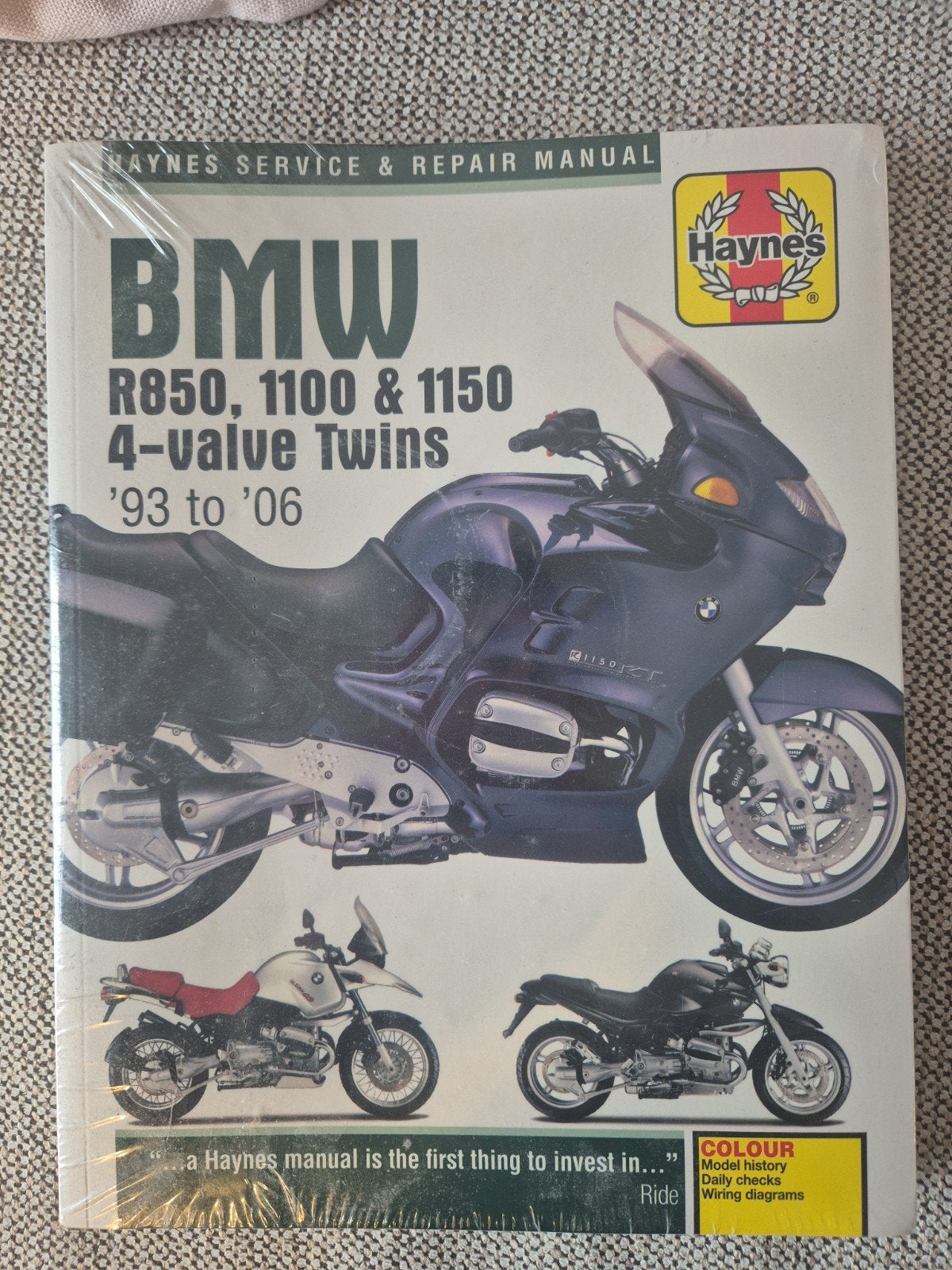 Haynes BMW R850, 1100 & 1150 4-kleps Twins Werkplaatsboek, Ophalen of Verzenden, BMW
