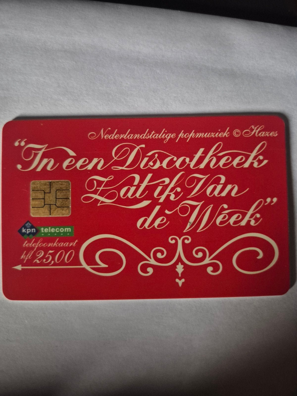 KPN Telecom Telefoonkaart "In een Discotheek" Haxes, Ophalen of Verzenden