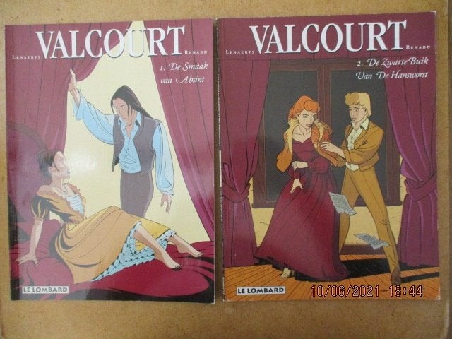 adv4169 valcourt, Eén stripboek, Ophalen, Gelezen