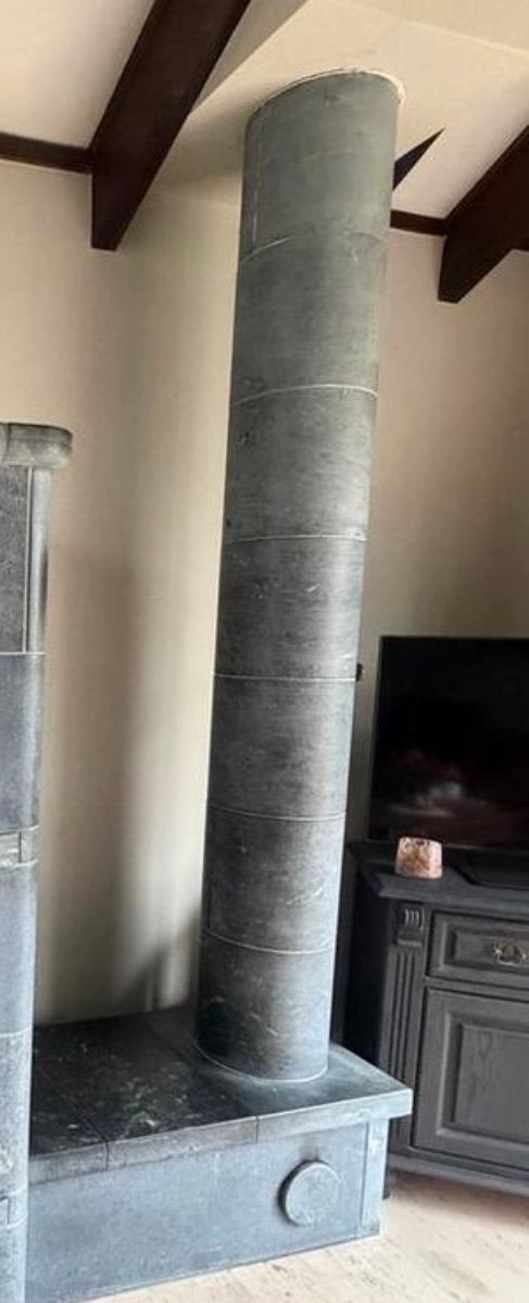 Speksteen schoorsteen elementen tulikivi nunnauuni, Ophalen, Overige materialen, Gebruikt, 2 tot 4 meter