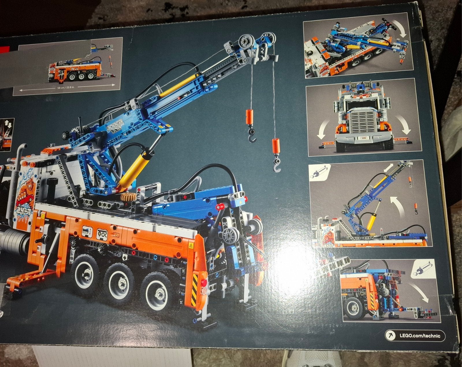 LEGO Technic 42128 Zware Takelwagen, Ophalen of Verzenden, Zo goed als nieuw, Overige merken
