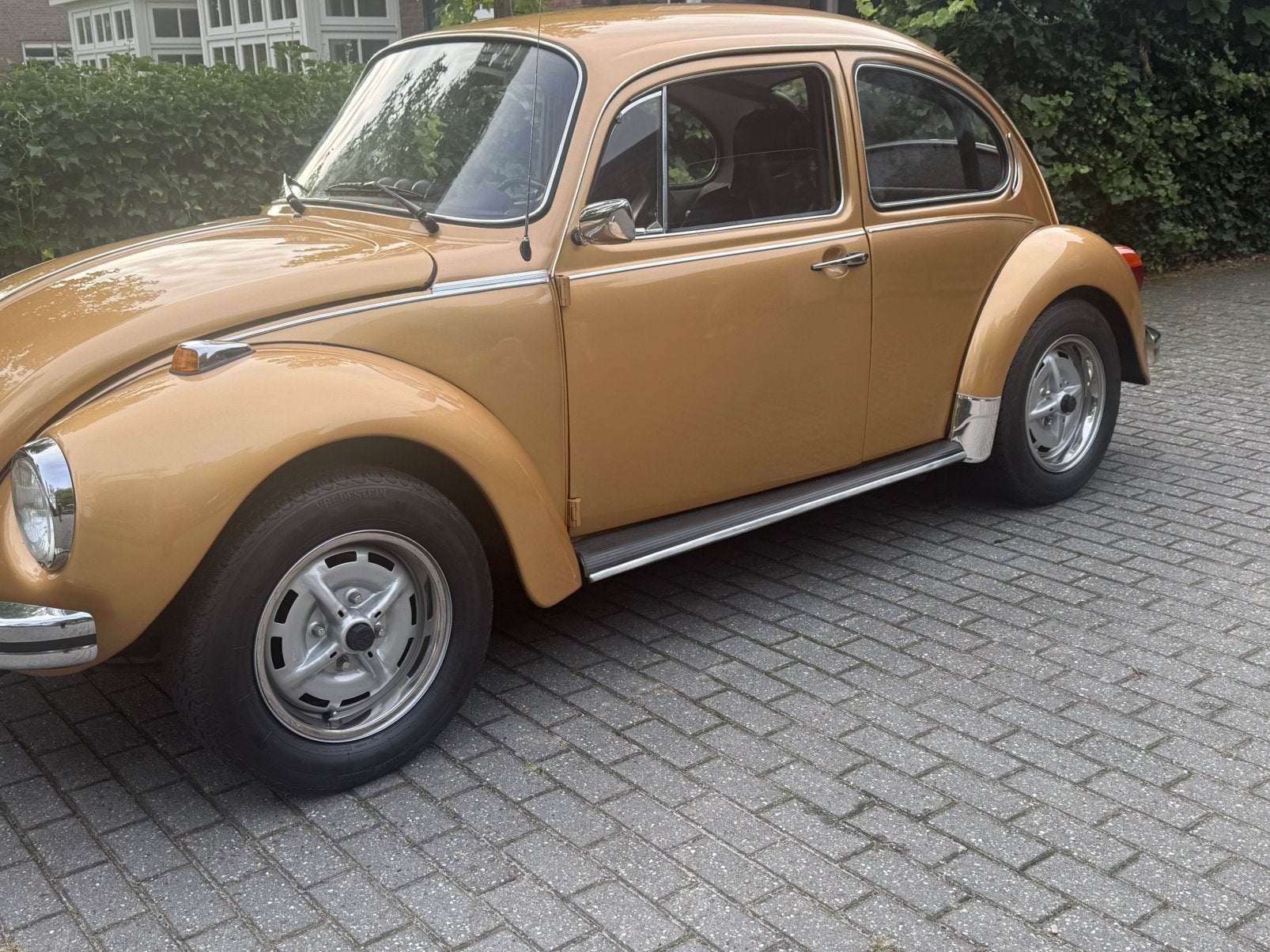 Vw kever kpz velgen topstaat, Ophalen, 15 inch, Zomerbanden