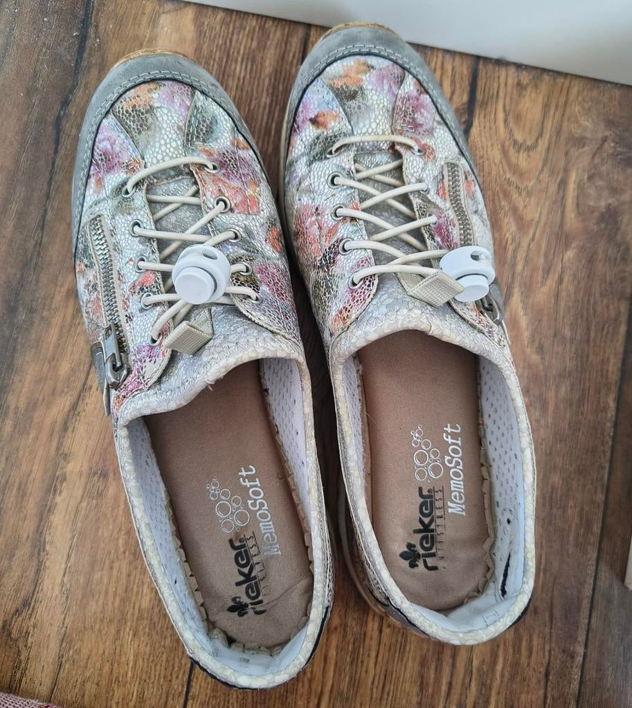 Rieker zomerschoenen met kleurtjes, dames, maat 41, Ophalen of Verzenden, Zo goed als nieuw, Overige kleuren, Sneakers of Gympen