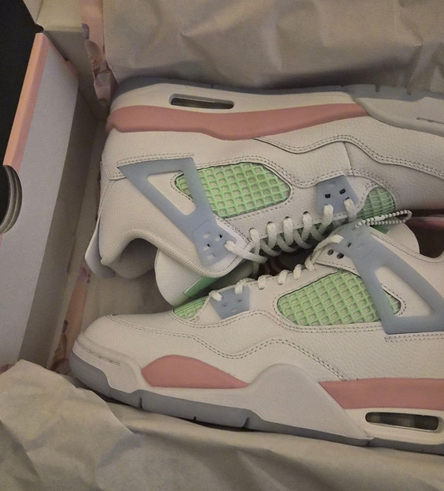 Jordan 4 Retro Valentine's Day editie, Verzenden, Nieuw, Wit, Sneakers of Gympen