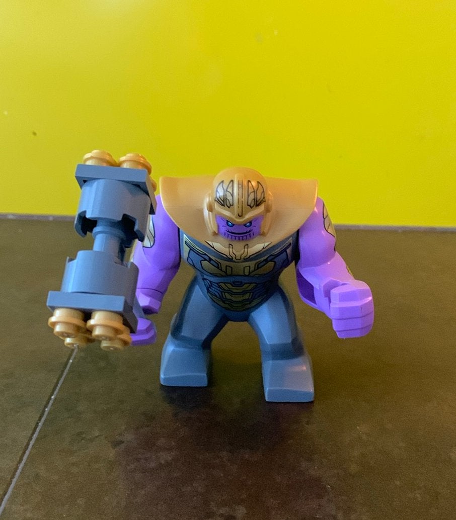 LEGO Thanos Minifigure uit 76131, Ophalen of Verzenden, Zo goed als nieuw