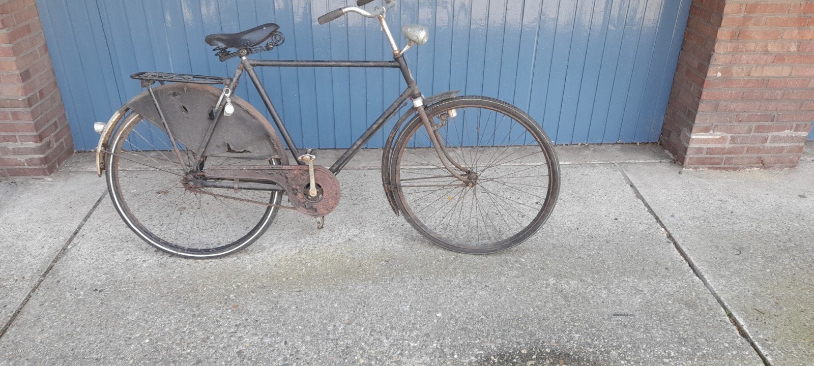 Vintage Gazelle herenfiets - Klassieke stadsfiets, Ophalen, Terugtraprem, Jaren '40, 55 tot 59 cm