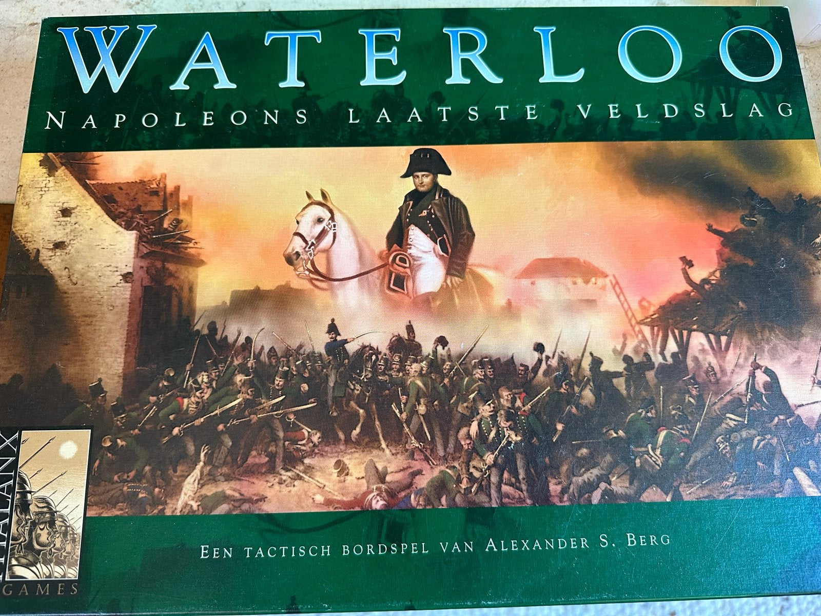 Waterloo: Napoleons Laatste Veldslag Bordspel, Drie of vier spelers, Ophalen, Zo goed als nieuw