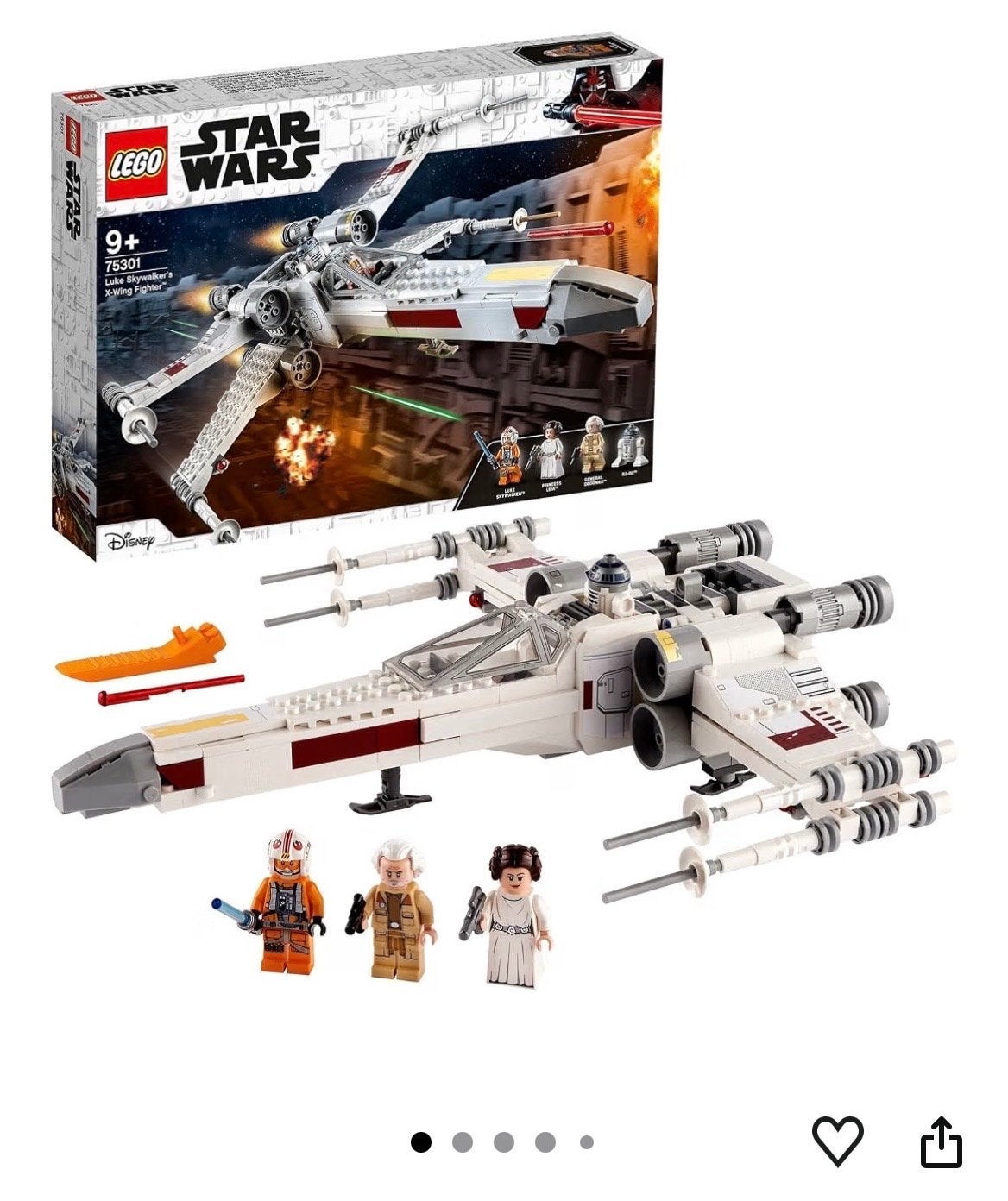 LEGO Star Wars 75301 Luke Skywalker's X-Wing Fighter, Star Wars, Lego, Ophalen of Verzenden, Zo goed als nieuw