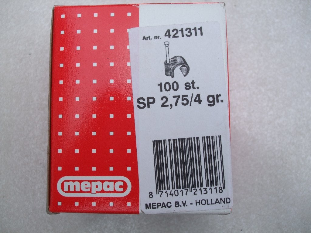 Spijkerclip mepac SP 2,75/4, Ophalen of Verzenden, Nieuw