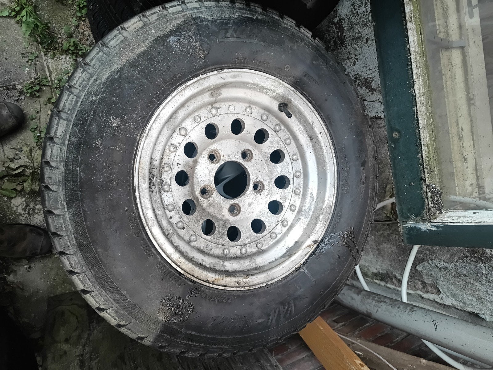 Velg + band 225 70 r15, Ophalen