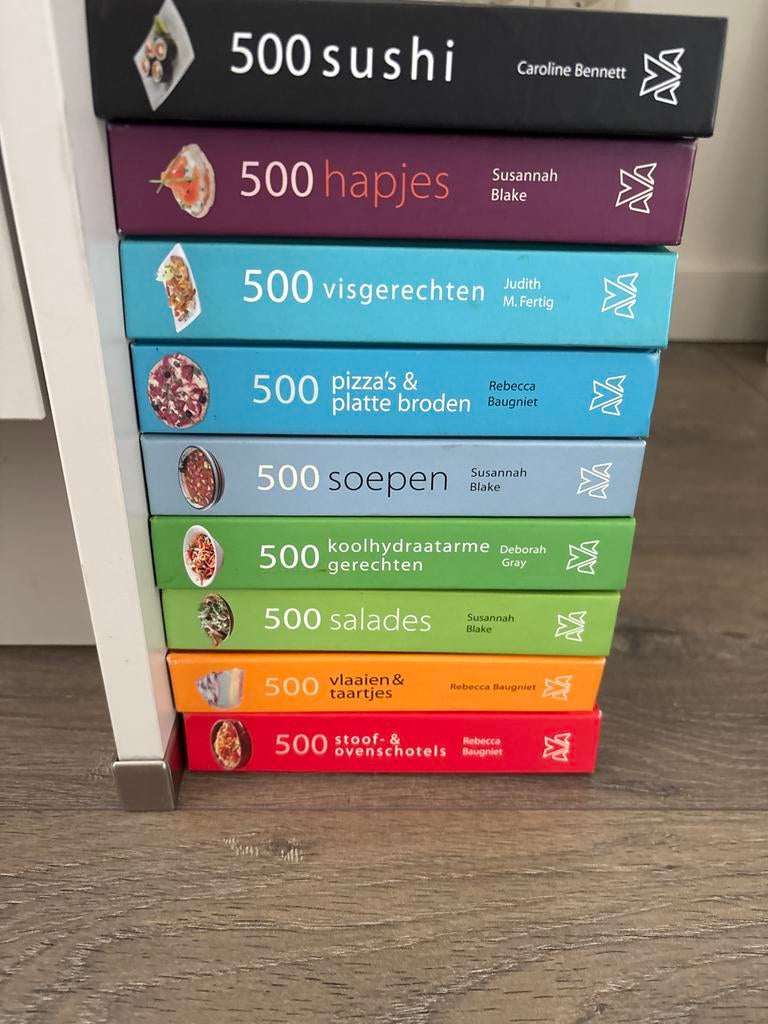 Kookboeken De 500 Serie (Diverse Culinair), Voorgerechten en Soepen, Ophalen of Verzenden, Zo goed als nieuw, Gezond koken