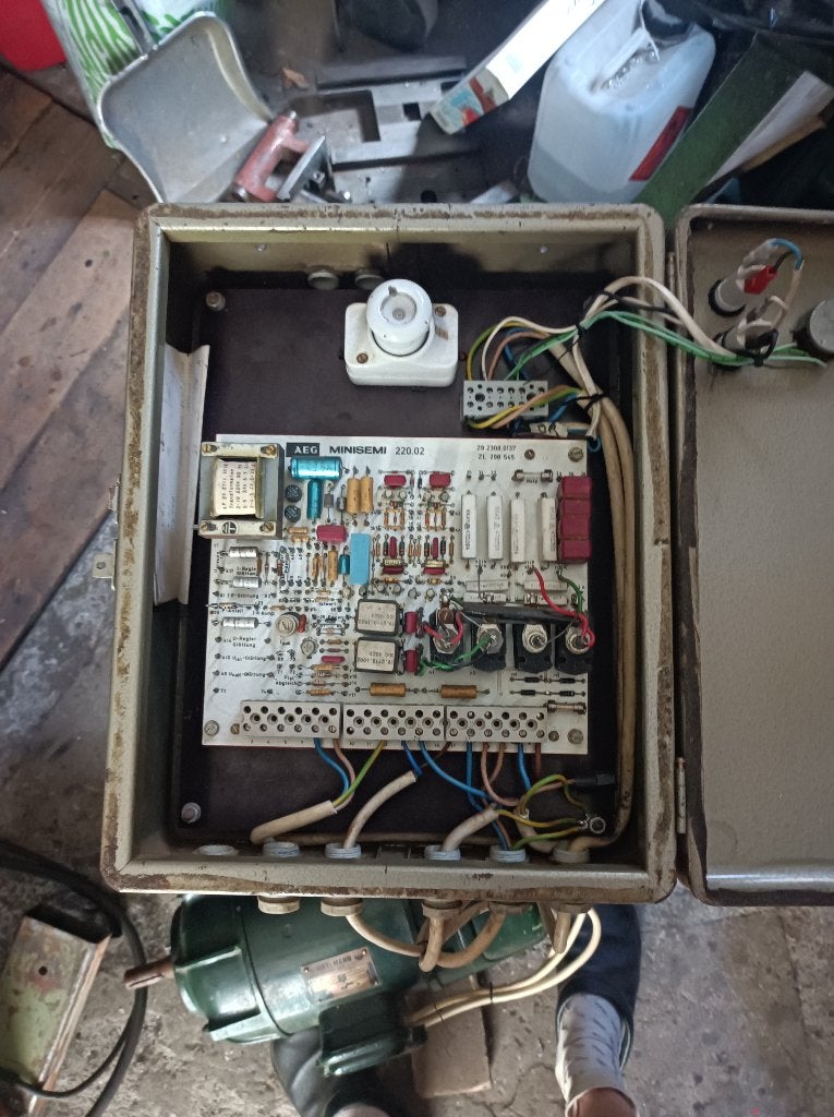 Motor met AEG frequentie regelaar Toerental, Doe-het-zelf en Verbouw, Motoren, Ophalen, Gebruikt, Elektromotor, Minder dan 1400 rpm