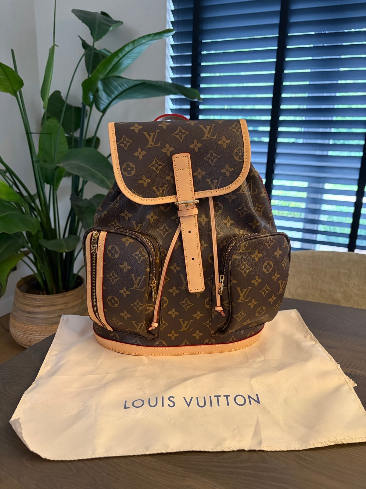 Louis Vuitton Bosphore Backpack Monogram, Sieraden, Tassen en Uiterlijk, Overige merken, 25 tot 40 cm, Ophalen of Verzenden, Zo goed als nieuw