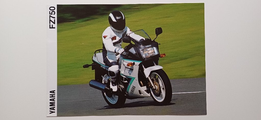 Originele folder Yamaha FZ 750 1986, Ophalen of Verzenden, Yamaha