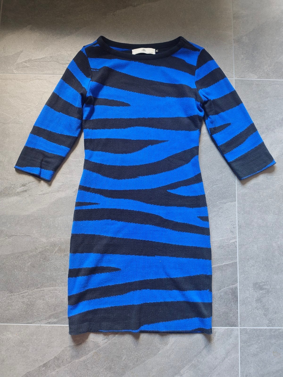Michael Barnaart van Bergen jurkje mt. 40 zwart blauw, Kleding | Dames, Maat 38/40 (M), Blauw, Ophalen of Verzenden, Gedragen