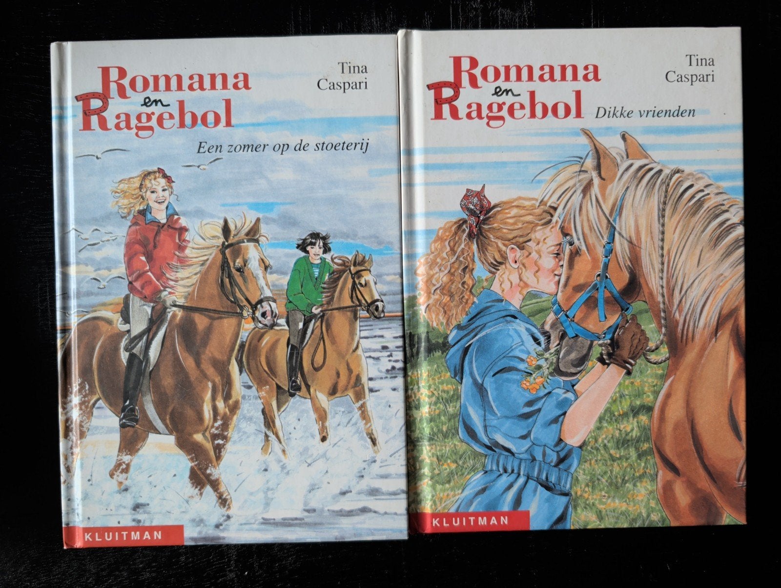 Romana en Ragebol - zomer op de stoeterij & Dikke vrienden, Ophalen of Verzenden, Zo goed als nieuw, Tina Caspari, Fictie algemeen