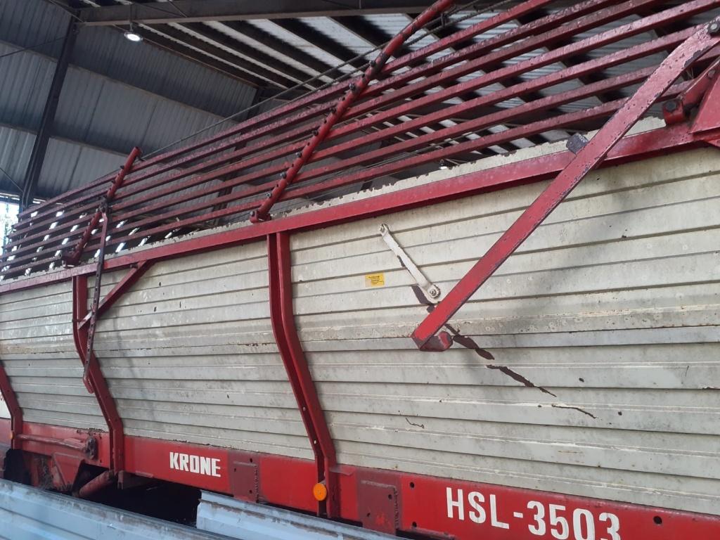 opraapwagen Krone pz schudder, Ophalen, Oogstmachine