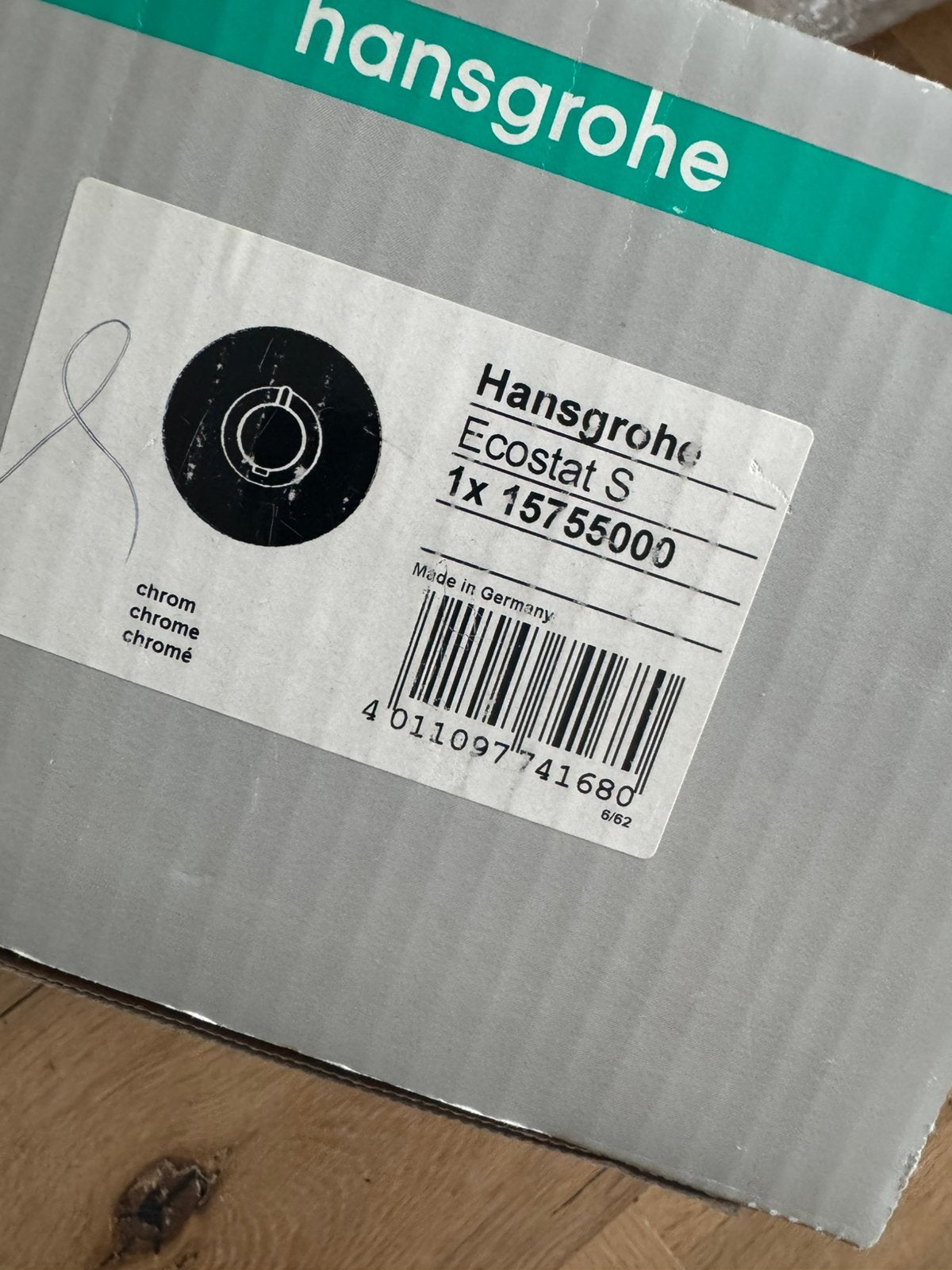 Hans Grohe Ecostat s,  Fix fit Square m, Ophalen of Verzenden, Nieuw, Toilet