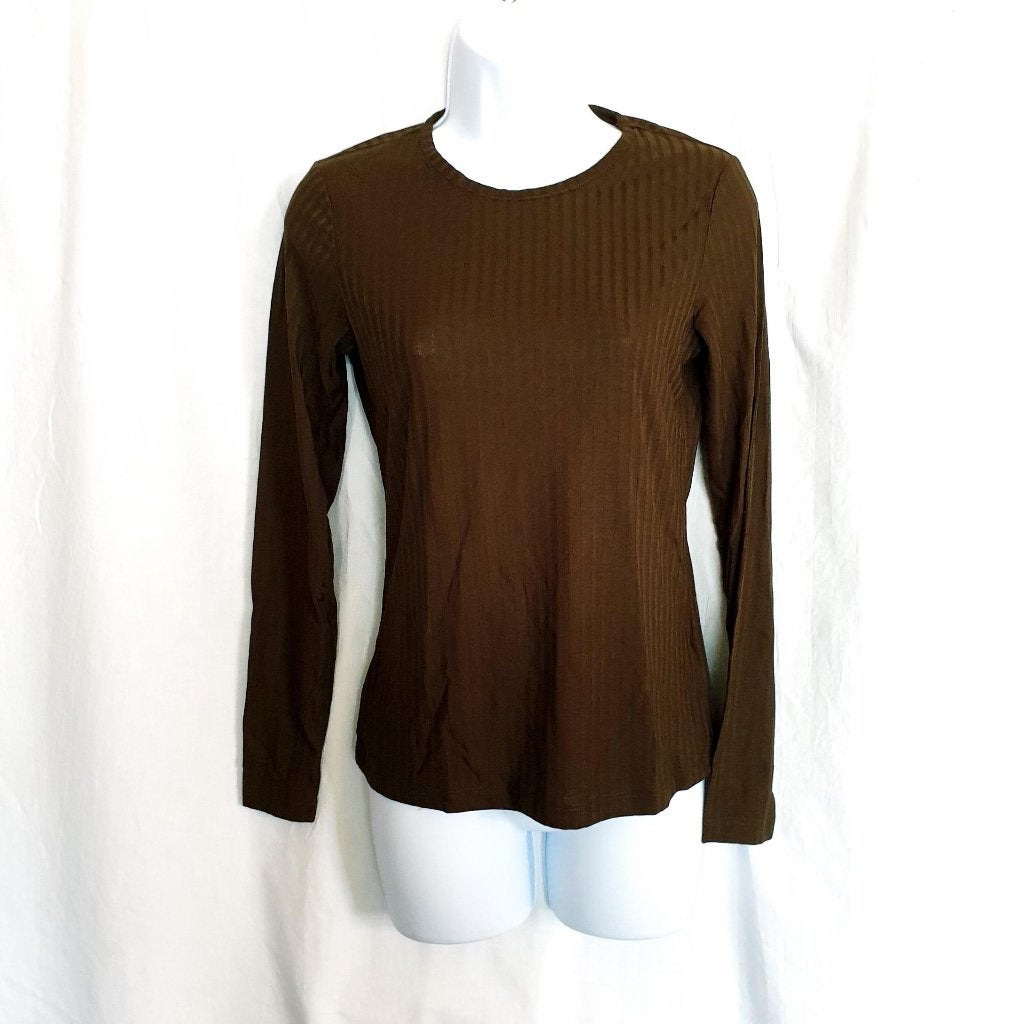 Leuk mosgroen dames shirt. Mt S Merk H&M, Kleding | Dames, ., Ophalen of Verzenden, Zo goed als nieuw, Maat 36 (S)