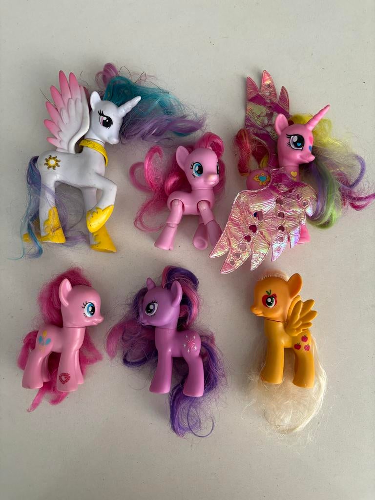 My Little Pony Figuren paarden Set - 6 Stuks G4!, Kinderen en Baby's, Speelgoed | My Little Pony, Ophalen of Verzenden, Gebruikt