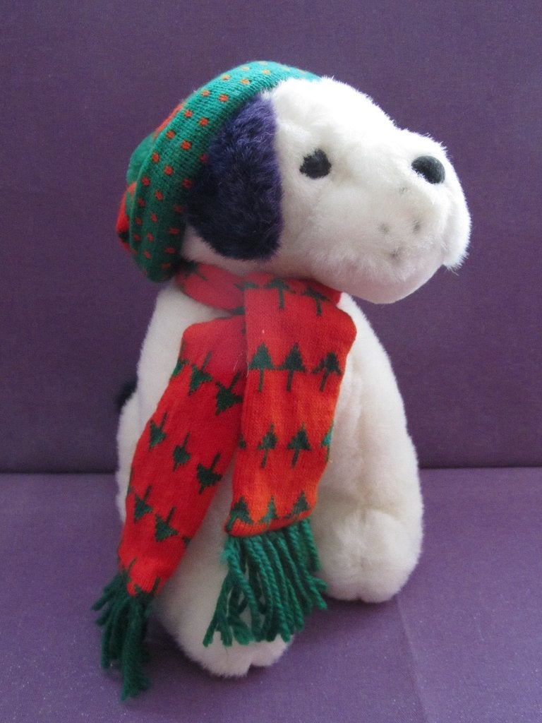 MERISON RETAIL Knuffel HOND. 30 CM ZITTEND **Nieuw**, Overige merken, Nieuw, Middelgroot (20 tot 80 cm), Wit