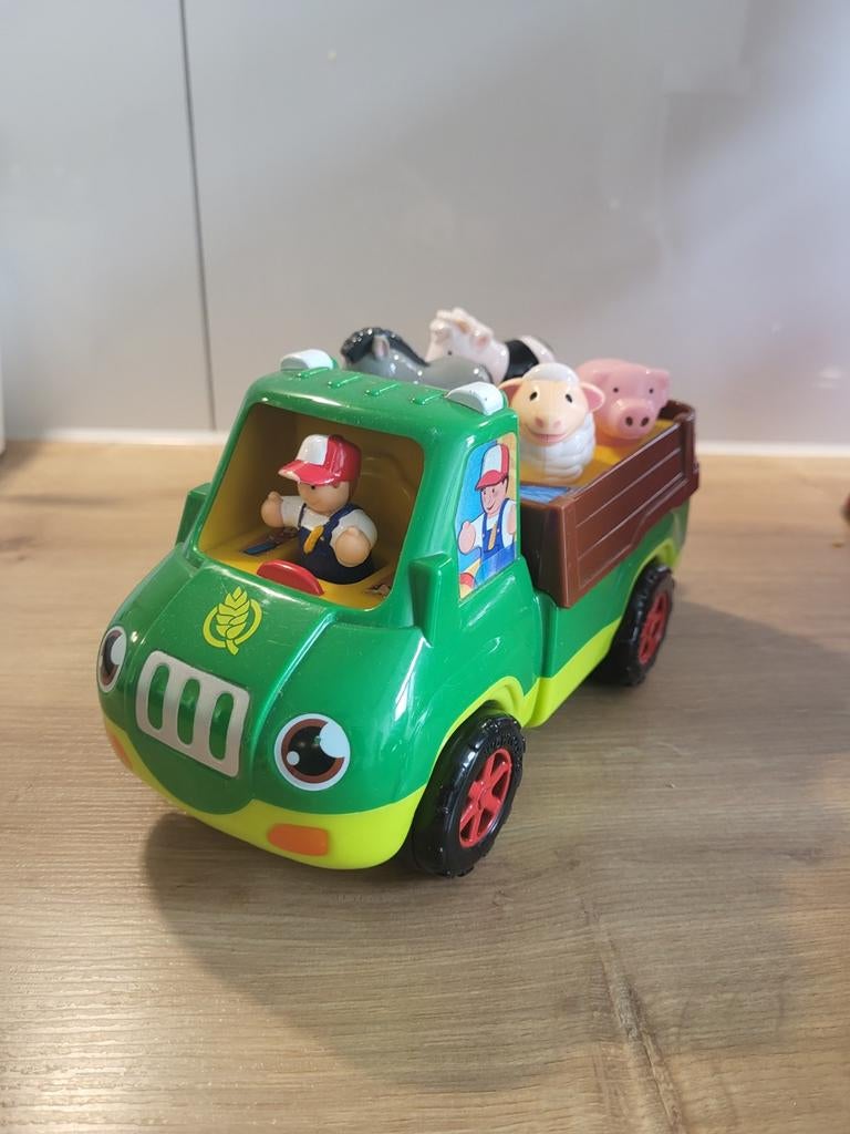 Boerderijwagen met dieren en boer WOW Speelgoed, Ophalen of Verzenden, Gebruikt, Jongen of Meisje