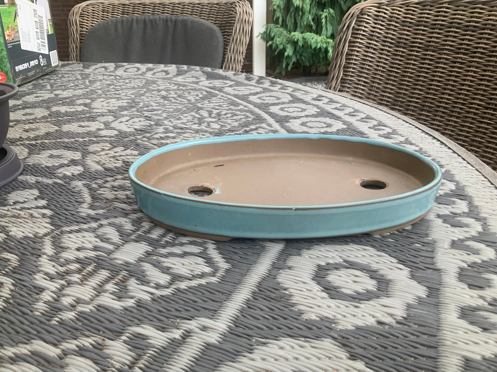 Bonsai schaal pot, Tuin en Terras, Waterpartijen en Fonteinen, Verzenden, Zo goed als nieuw, Waterval