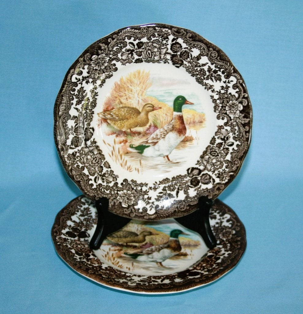 Royal Worcester Palissy " Game Series " Borden 18cm - Eenden, Royal Worcester, NVT, Ophalen of Verzenden, Zo goed als nieuw