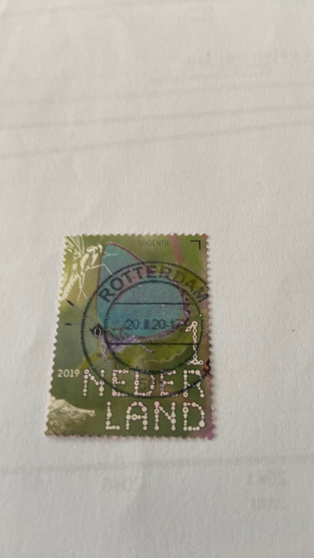 Nederland, Verzenden, Gestempeld