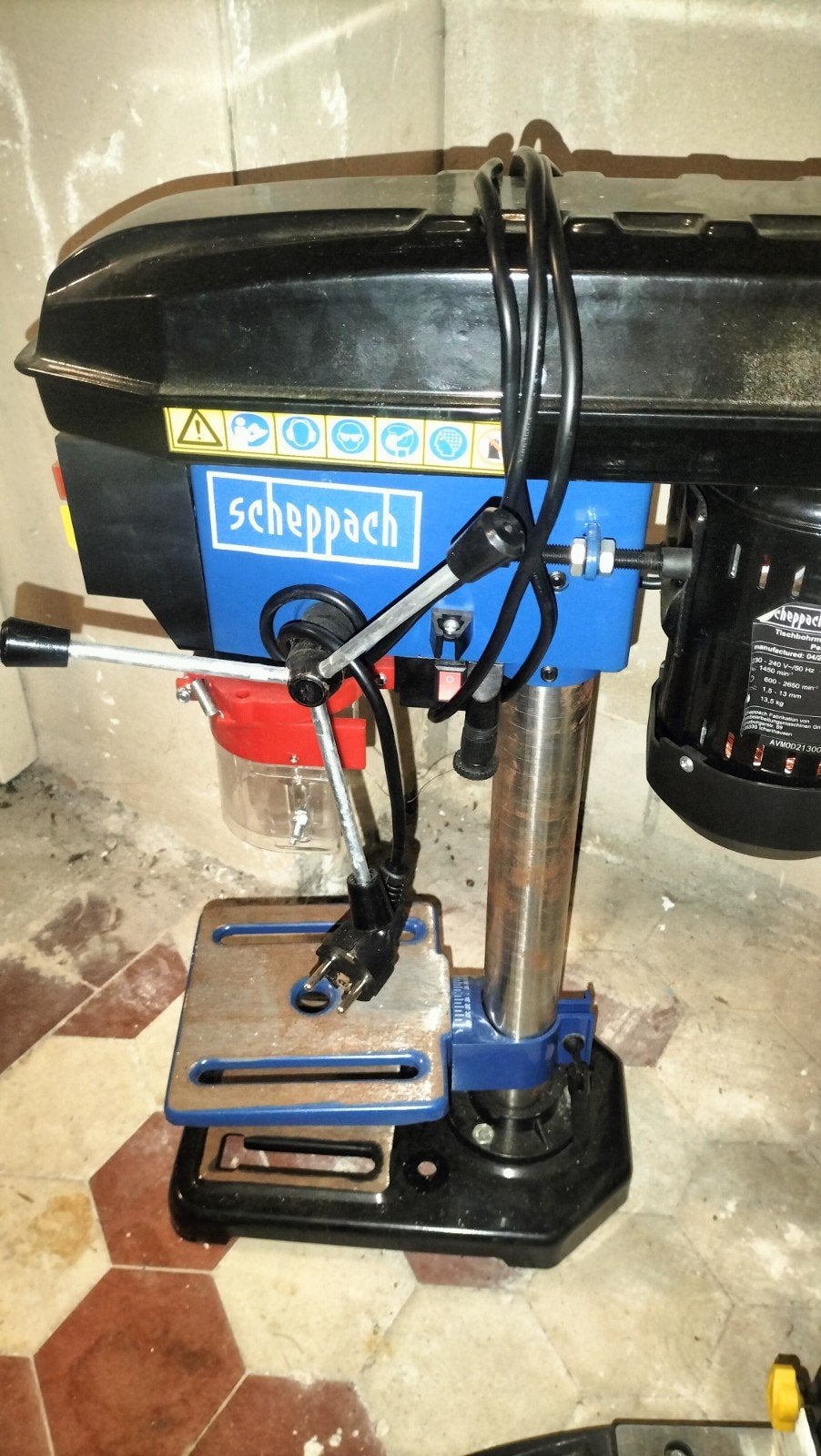 Scheppach Kolomboormachine - Zo goed als nieuw, Ophalen of Verzenden, Zo goed als nieuw, 400 tot 600 watt, Kolomboormachine