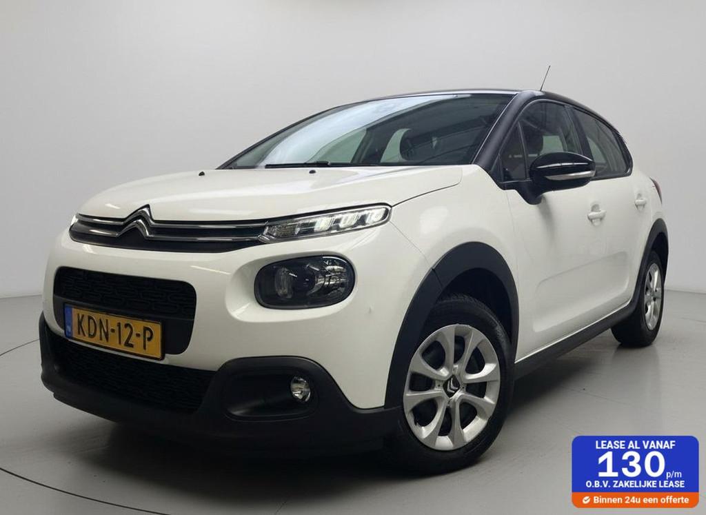 Citroen C3 1.2 PureTech S&S Business Airco Cruise Led 2019 E, Auto's, Voorwielaandrijving, LED verlichting, Stof, Gebruikt