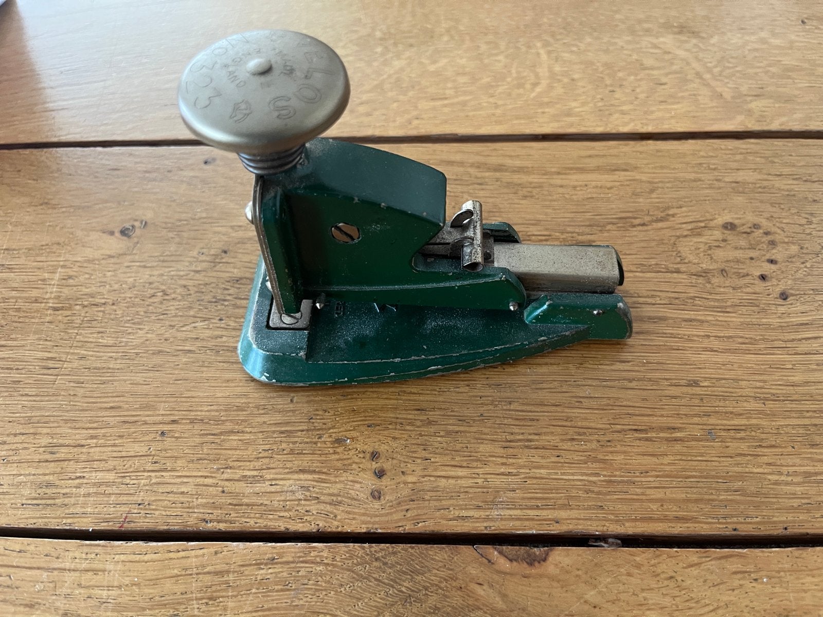 Vintage Velos 323 nietmachine - Made in England, Antiek en Kunst, Ophalen of Verzenden