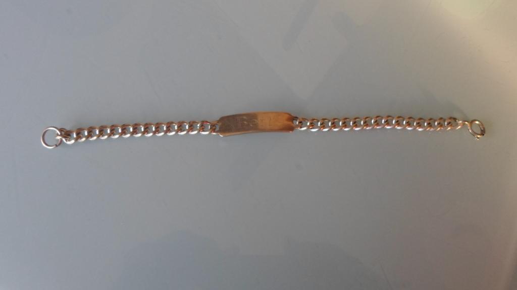 Plaat armband (alpaca) zilver bert, Ophalen of Verzenden, Zilver, Armband