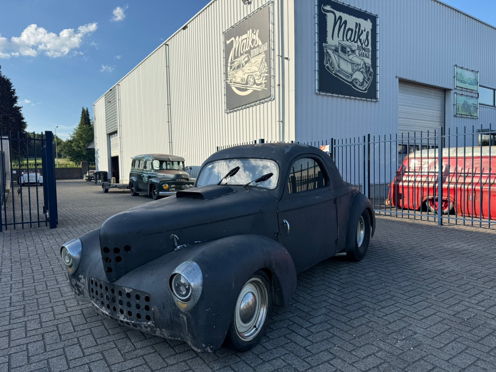 1941 Willys Pro Street V8 Replica Hotrod Dragrace, Auto's, Automaat, Achterwielaandrijving, Cabriolet, Leder