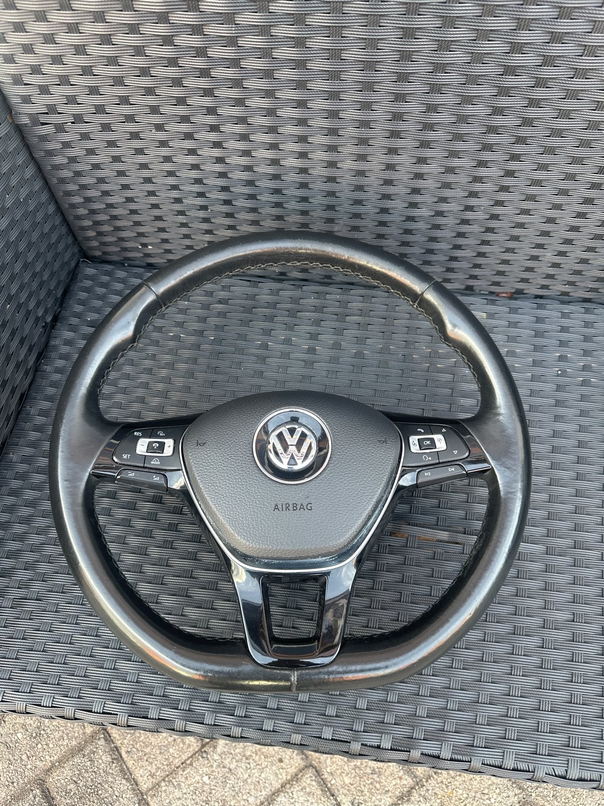 Vw golf 7 stuur polo caddy transporter volkswagen mf airbag, Auto-onderdelen, Ophalen of Verzenden, Gebruikt, Volkswagen