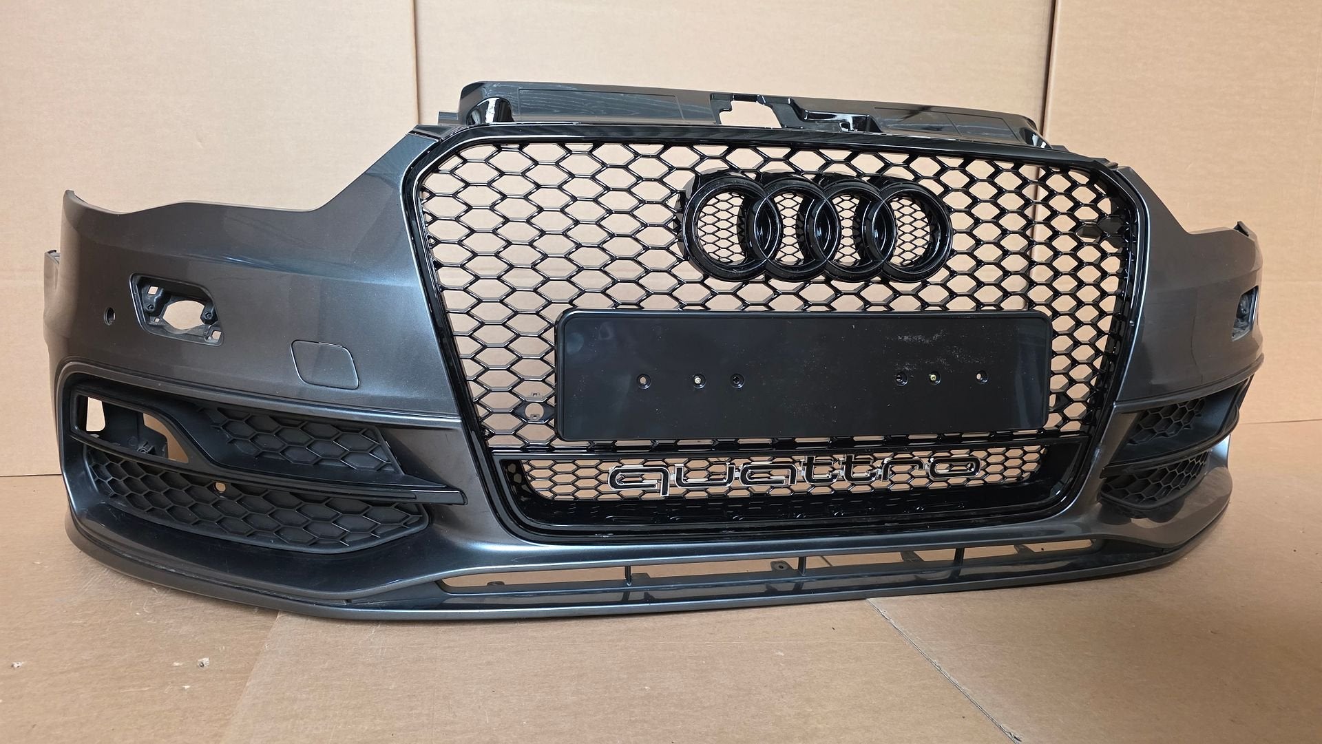 Voorbumper Audi A3 8V S-line S3 KLS Bumper SLINE 8V0807065H, Gebruikt, -, Voor, Ophalen of Verzenden